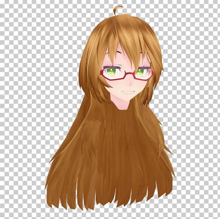 Nose Mammal Hime Cut Glasses Long Hair Png Clipart Anime Blond