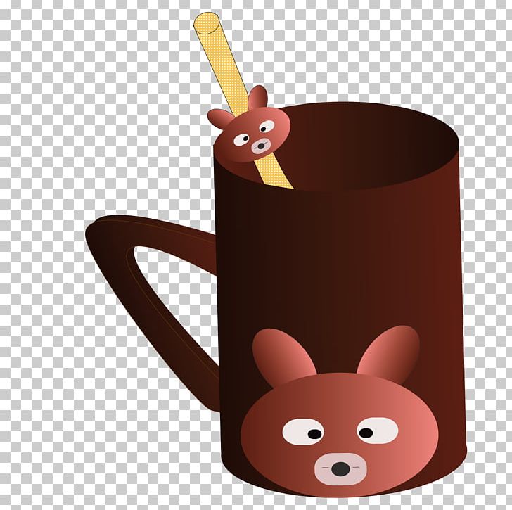 Bear Coffee Cup PNG, Clipart, Adobe Illustrator, Animals, Bear, Bear Vector, Coffee Cup Free PNG Download