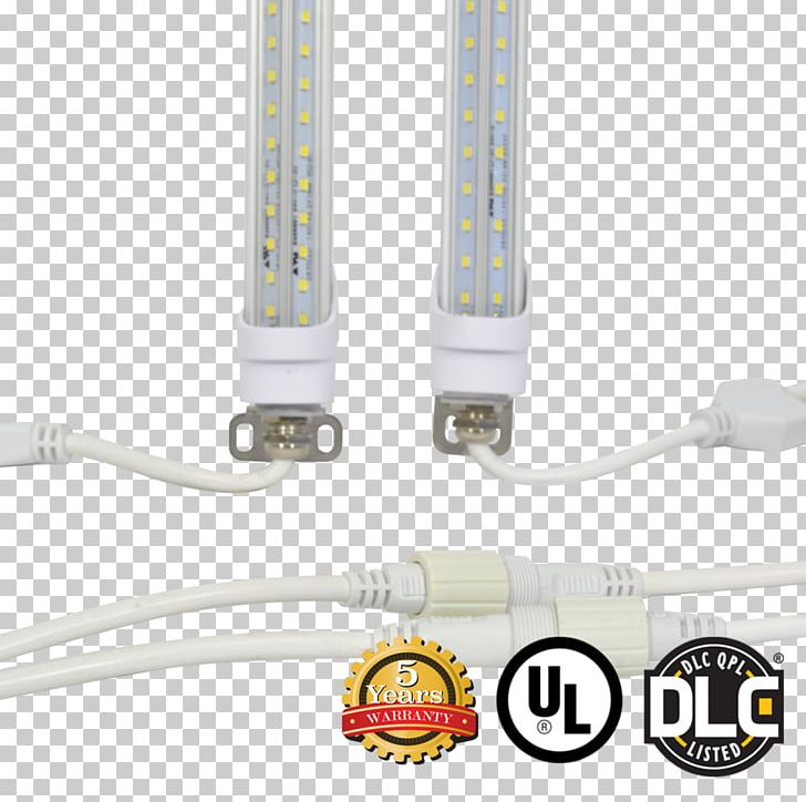 Light-emitting Diode LED Tube LED Lamp Lighting PNG, Clipart, Blacklight, Cable, Electrical Ballast, Electric Light, Electronics Accessory Free PNG Download