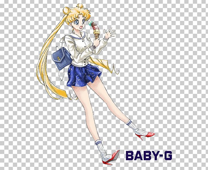Sailor Moon Chibiusa G-Shock Sailor Suit PNG, Clipart, Art, Casio, Chibiusa, Clothing, Costume Free PNG Download