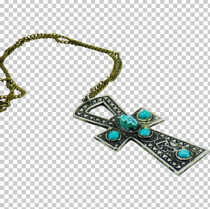 Turquoise Necklace Charms & Pendants Chain Jewellery PNG, Clipart, Body Jewellery, Body Jewelry, Chain, Charms Pendants, Cross Free PNG Download