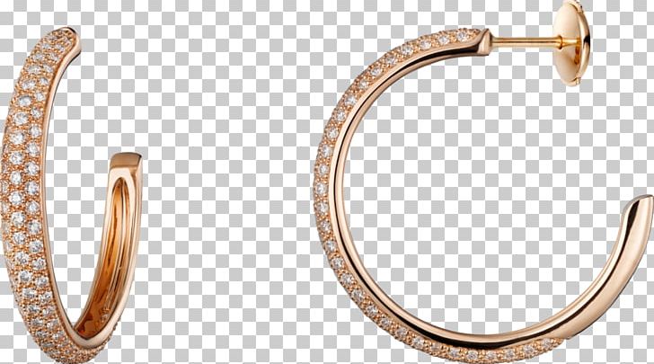 Earring Cartier Diamond Gold Jewellery PNG, Clipart, Bangle, Body Jewelry, Brilliant, Carat, Cartier Free PNG Download