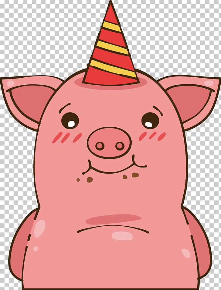 Pig Cuteness Pink PNG, Clipart, Animals, Birthday, Cartoon, Cartoon Piggy, Cute Free PNG Download