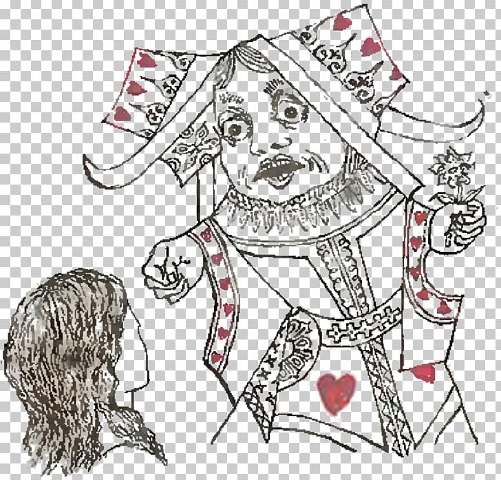 Alice's Adventures In Wonderland Queen Of Hearts Red Queen Through The Looking-Glass PNG, Clipart, Angle, Area, Art, Artwork, Author Free PNG Download