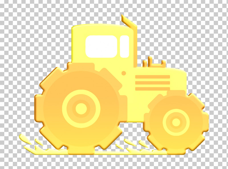 Transport Icon Farm Element Icon Tractor Icon PNG, Clipart, Farm Element Icon, Meter, Tractor Icon, Transport Icon, Yellow Free PNG Download