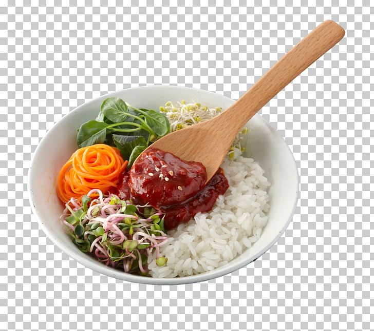 Bibimbap Vegetarian Cuisine White Rice Asian Cuisine Vegetable PNG, Clipart, Bibimbap, Cereal, Chili Pepper, Cooked, Cuisine Free PNG Download