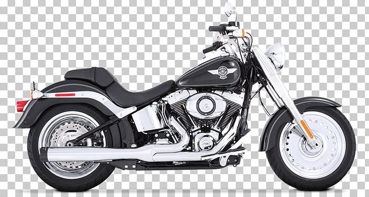 Harley-Davidson FLSTF Fat Boy Softail Motorcycle Harley-Davidson CVO PNG, Clipart, 2017, Exhaust, Exhaust System, Handlebar, Harleydavidson Street Glide Free PNG Download
