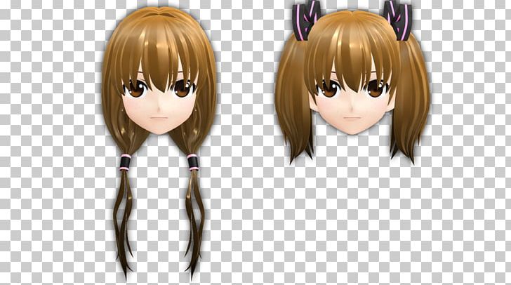 Brown Hair Anime Girl Pigtails