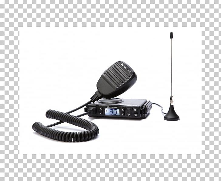Microphone Midland Radio PMR446 Two-way Radio General Mobile Radio Service PNG, Clipart, Audio, Audio Equipment, Citizens Band Radio, Communication, Communication Accessory Free PNG Download