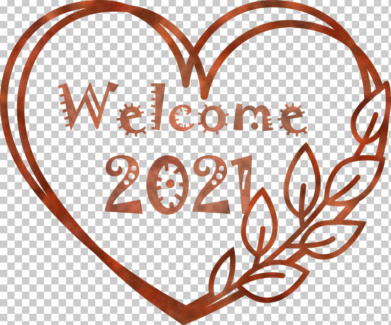 New Year 2021 Welcome PNG, Clipart, Christmas Day, Drawing, Line Art, Logo, New Year Free PNG Download
