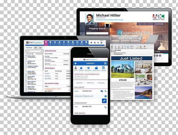 IXACT Contact Real Estate Estate Agent Customer Relationship Management Marketing PNG, Clipart, Brand, Commercial Property, Communication, Display Advertising, Gadget Free PNG Download