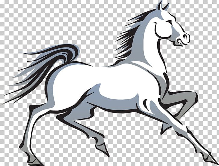 Horse Pony Stallion PNG, Clipart, Animals, Artwork, Black And White, Bridle, Canter And Gallop Free PNG Download