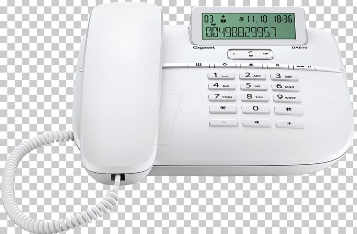 Gigaset DA610 Telephone Gigaset Communications Home & Business Phones Analog Signal PNG, Clipart, Analog Signal, Analog Telephone Adapter, Communication, Corded Phone, Doro Free PNG Download