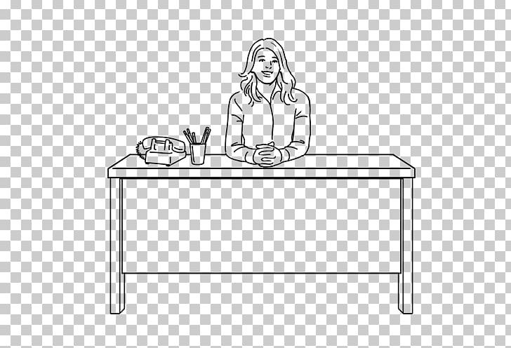 Table Drawing Desk Line Art Woman PNG, Clipart, Angle, Area, Arm, Artwork, Black And White Free PNG Download