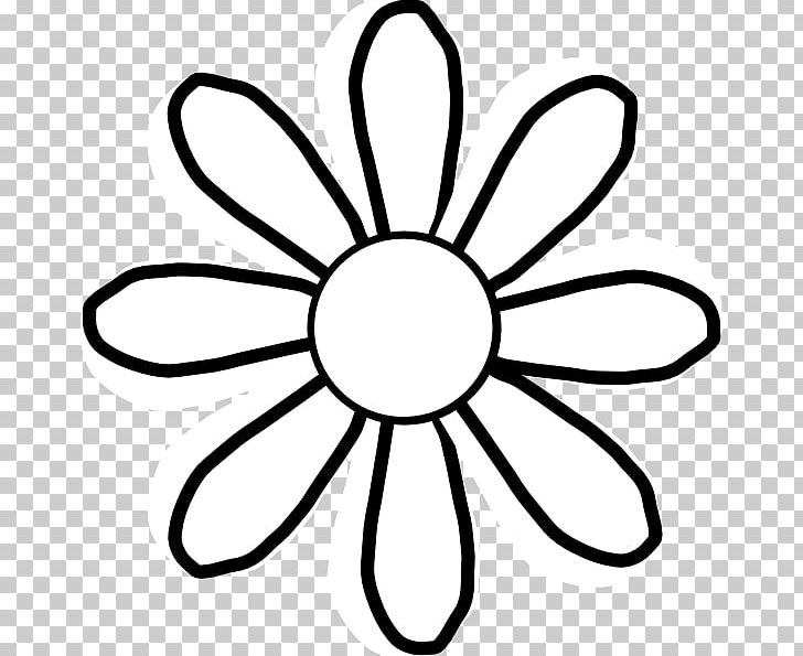 Common Daisy Black And White Drawing PNG, Clipart, Area, Artwork, Black, Black And White, Black Sunflower Cliparts Free PNG Download
