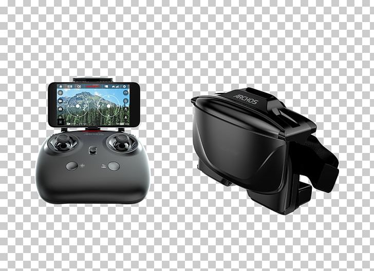 Virtual Reality Headset Unmanned Aerial Vehicle Archos PNG, Clipart, Camera Lens, Electronic Device, Electronics, Gadget, Game Controller Free PNG Download