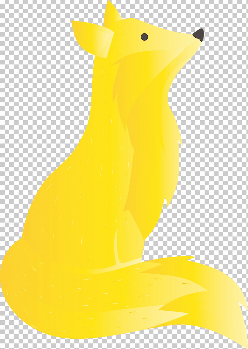 Yellow Animal Figure Wildlife Kangaroo Tail PNG, Clipart, Animal Figure, Kangaroo, Paint, Tail, Watercolor Free PNG Download