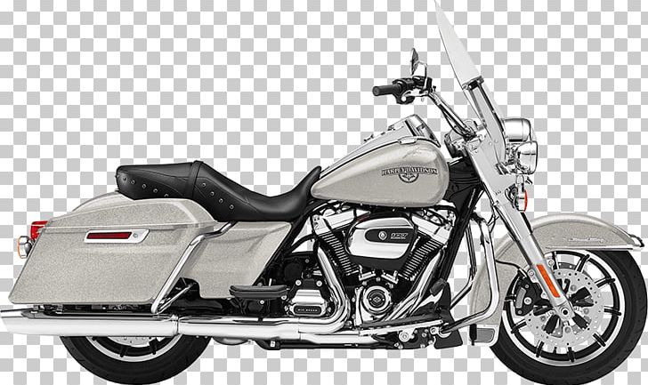 Harley-Davidson Road King Touring Motorcycle Harley-Davidson Milwaukee-Eight Engine Silver PNG, Clipart, 2017, 2018, Automotive Exhaust, Automotive Exterior, Blue Free PNG Download