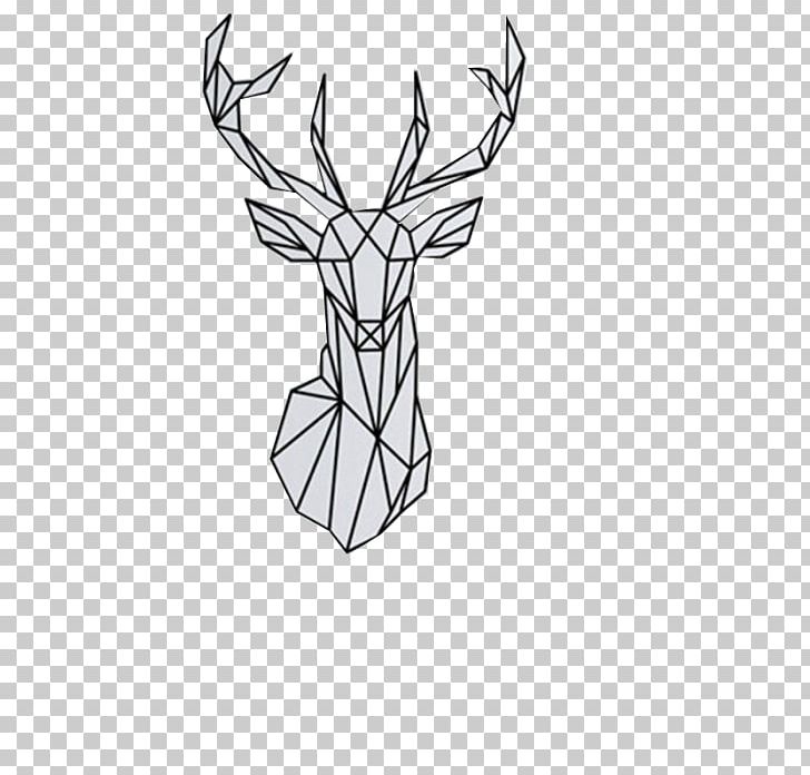 Wall Decal Deer Geometry Art PNG, Clipart, Animals, Antler, Arm, Art, Artwork Free PNG Download