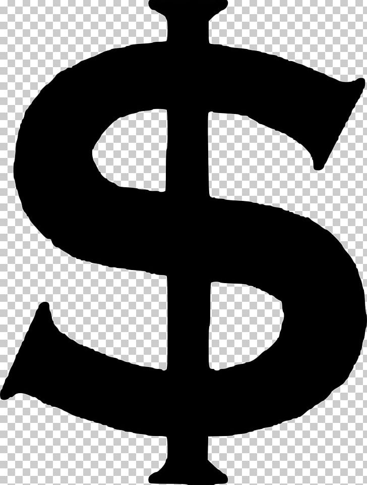 Dollar Sign PNG, Clipart, Black And White, Computer Icons, Cross, Currency, Currency Symbol Free PNG Download
