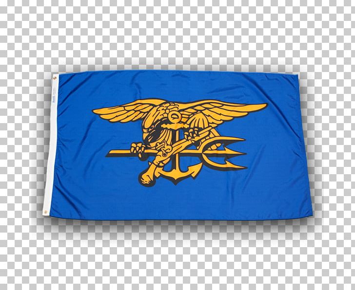 Special Warfare Insignia United States Navy SEALs Flag Trident Rectangle PNG, Clipart, Blue, Electric Blue, Flag, Home Decoration Materials, Orange Free PNG Download