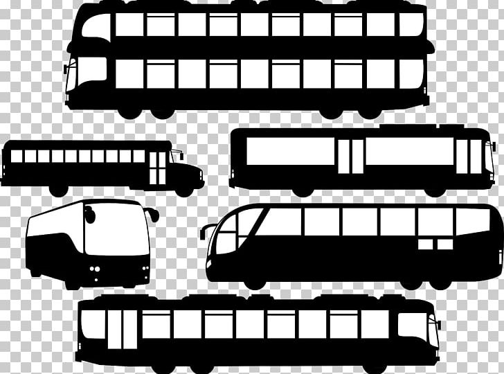 Tour Bus Service Silhouette Euclidean PNG, Clipart, Angle, Background Black, Black, Black Hair, Black White Free PNG Download