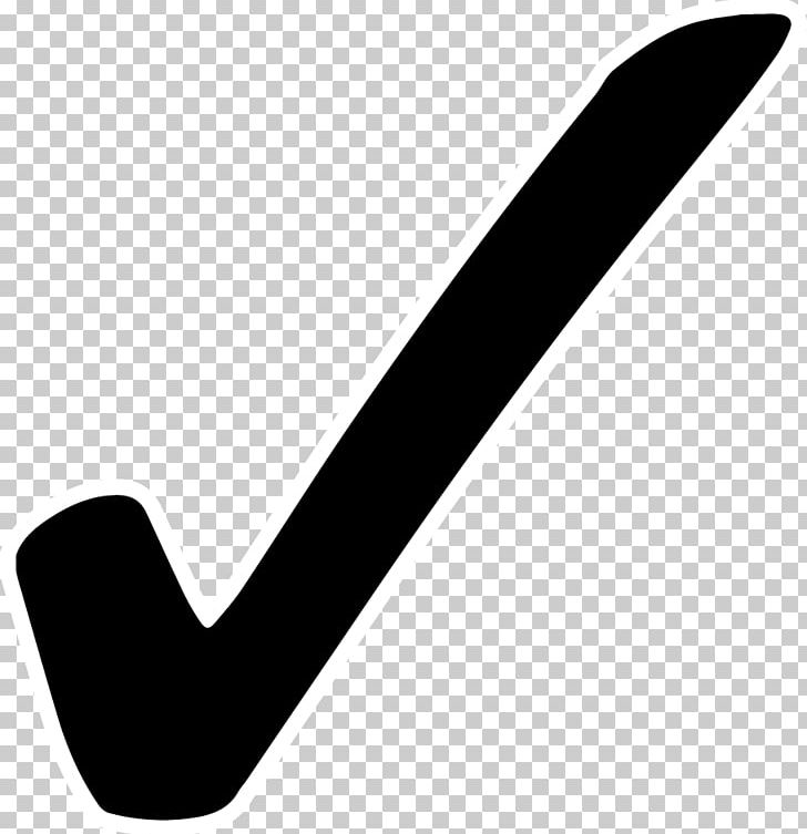 Check Mark Portable Network Graphics Computer Icons Scalable Graphics PNG, Clipart, 24 H, Angle, Black, Black And White, Checkbox Free PNG Download