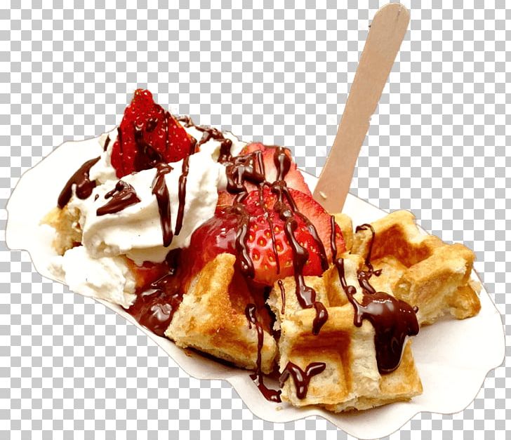 Belgian Waffle Sundae Crêpe Ice Cream PNG, Clipart, Belgian Cuisine, Belgian Waffle, Breakfast, Chocolate, Confectionery Free PNG Download