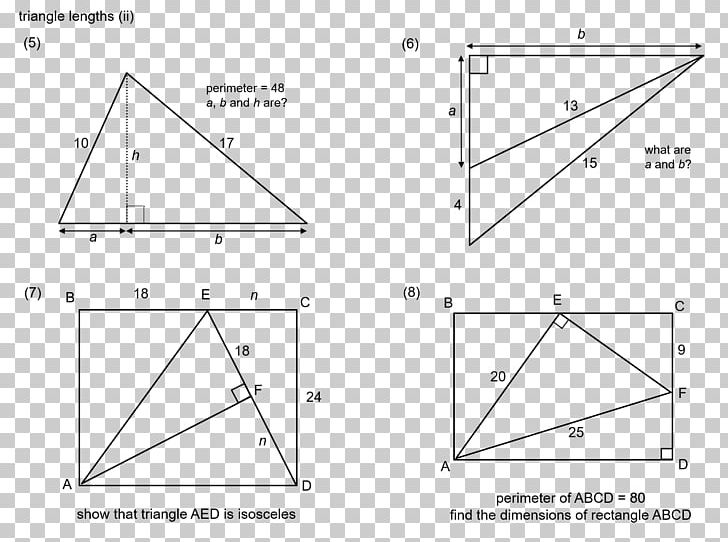 Special Right Triangle Area Pythagorean Triple Mathematics PNG, Clipart, Angle, Area, Art, Congruence, Diagram Free PNG Download
