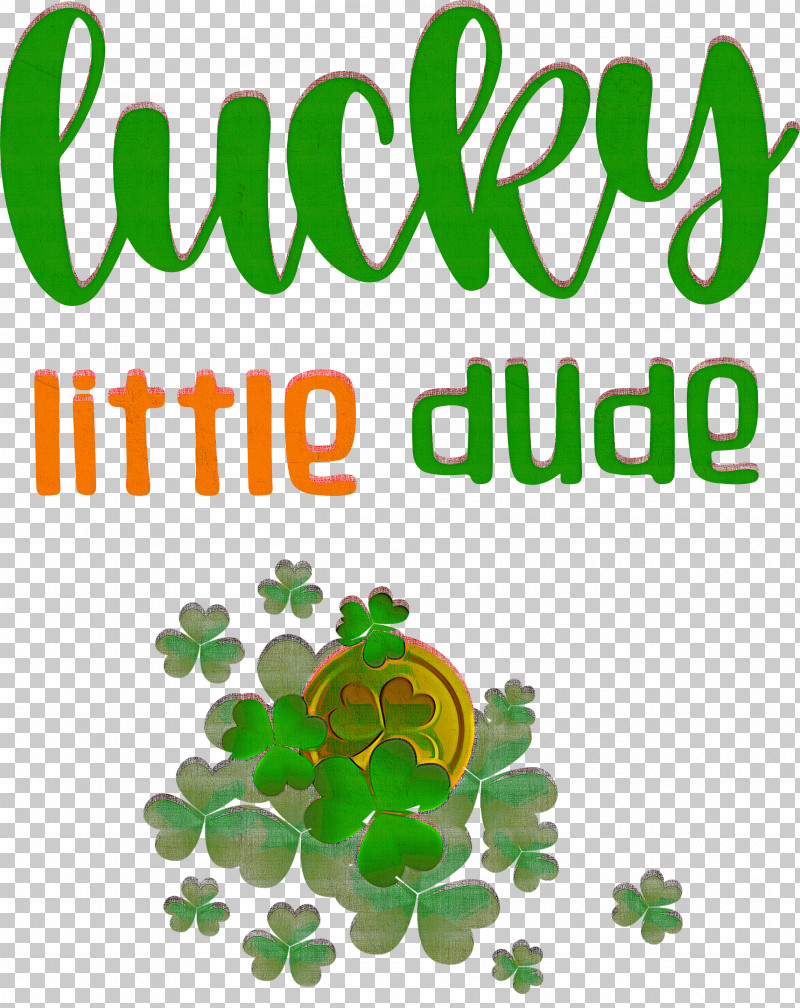 Lucky Little Dude Patricks Day Saint Patrick PNG, Clipart, Amphibians, Biology, Green, Leaf, Mtree Free PNG Download
