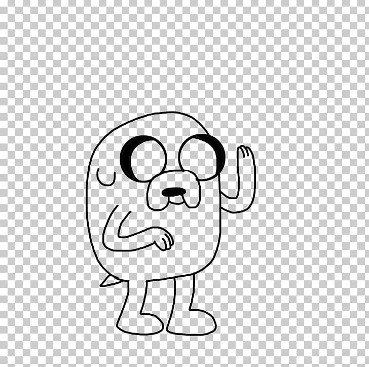 Jake The Dog Line Art Black And White Snout PNG, Clipart, Animals, Area, Art, Black, Carnivoran Free PNG Download