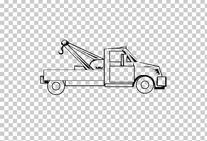 Mater Car Pickup Truck Tow Truck Coloring Book PNG