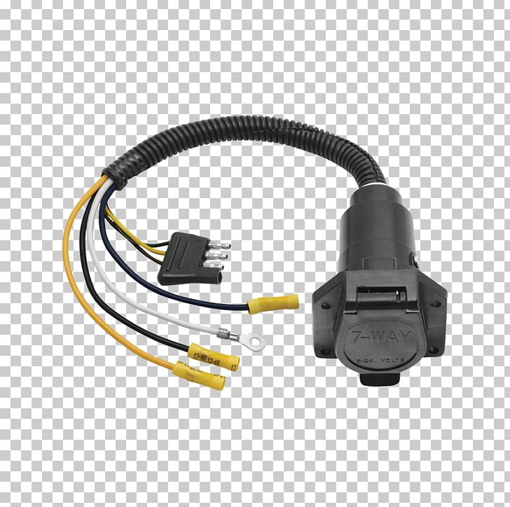 Trailer Connector Adapter Electrical Connector Towing Car PNG, Clipart, Ac Power Plugs And Sockets, Adapter, Angle, Cable, Car Free PNG Download