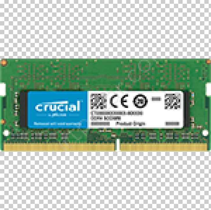 Laptop SO-DIMM DDR4 SDRAM PNG, Clipart, Computer Component, Computer Data Storage, Crucial, Ddr, Electronic Device Free PNG Download