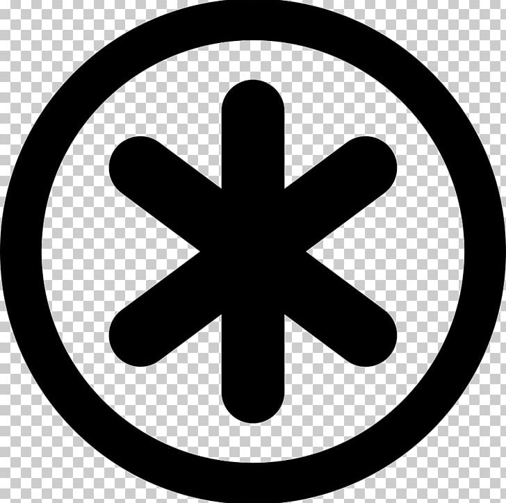 Asterisk Computer Icons Employer Industry PNG, Clipart, Area, Asterisk, Black And White, Circle, Circular Free PNG Download