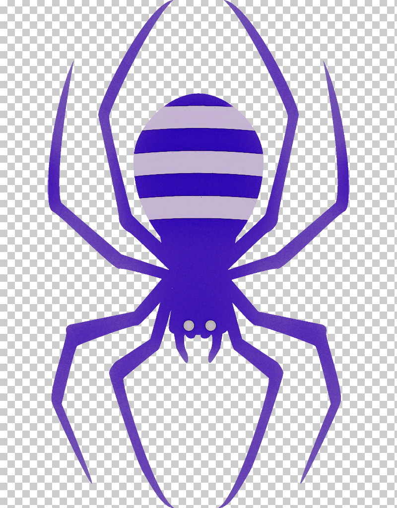 Spider Halloween PNG, Clipart, Arachnid, Electric Blue, Halloween, Insect, Line Free PNG Download