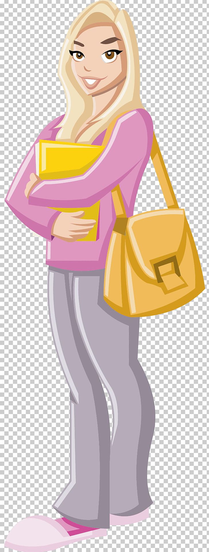 Student Woman Illustration PNG, Clipart, Arm, Art, Cartoon, Celebrities, Child Free PNG Download