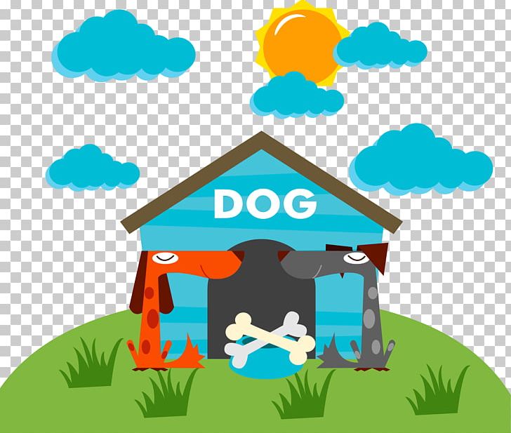 Blue Dog House PNG, Clipart, Art, Artwork, Blue Sky And White Clouds, Cartoon, Cdr Free PNG Download
