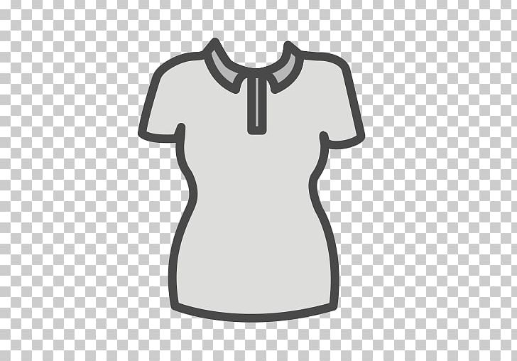 T-shirt Computer Icons Sleeve Collar PNG, Clipart, Angle, Black, Black And White, Clothing, Coat Free PNG Download