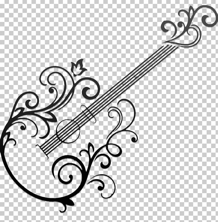 Acoustic Guitar Electric Guitar PNG, Clipart, Acoustic Guitar, Bass Guitar, Black And White, Body Jewelry, Drawing Free PNG Download