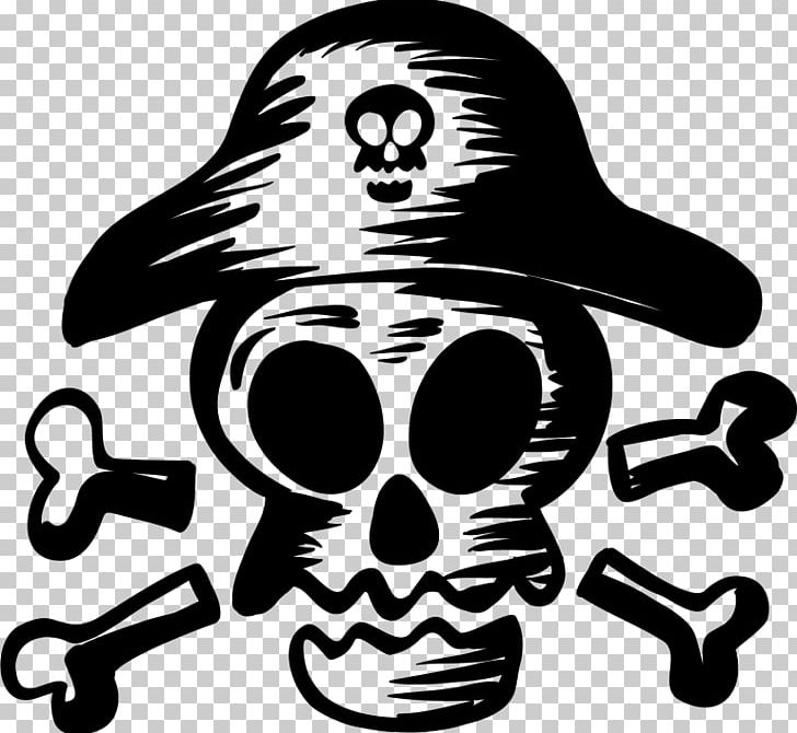 Piracy Skull PNG, Clipart, Artwork, Black And White, Bone, Death, Encapsulated Postscript Free PNG Download