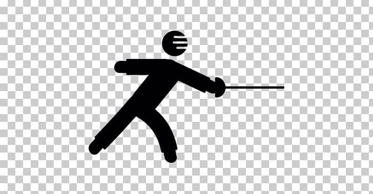 Cus Torino Fencing At The Summer Olympics Sport Computer Icons PNG, Clipart, Angle, Attack, Black, Black And White, Computer Icons Free PNG Download