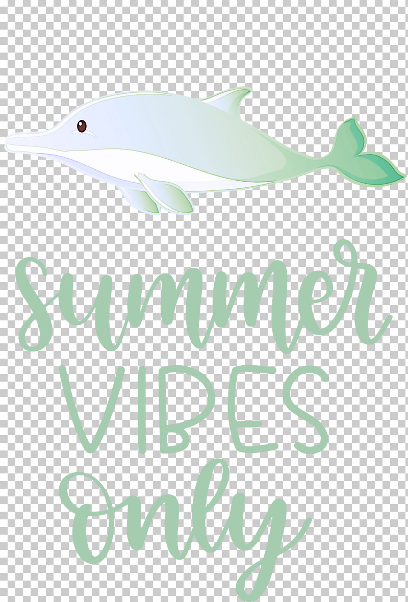 Summer Vibes Only Summer PNG, Clipart, Cetaceans, Dolphin, Green, Logo, Porpoises Free PNG Download