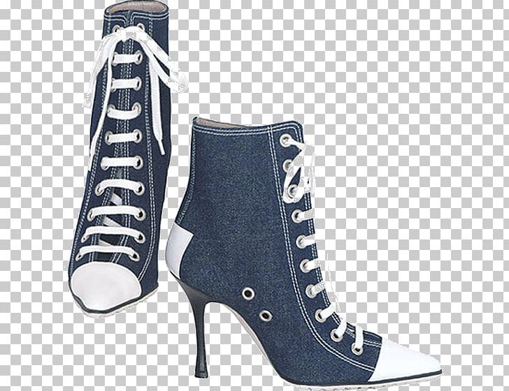 Converse High-top High-heeled Shoe Knee 