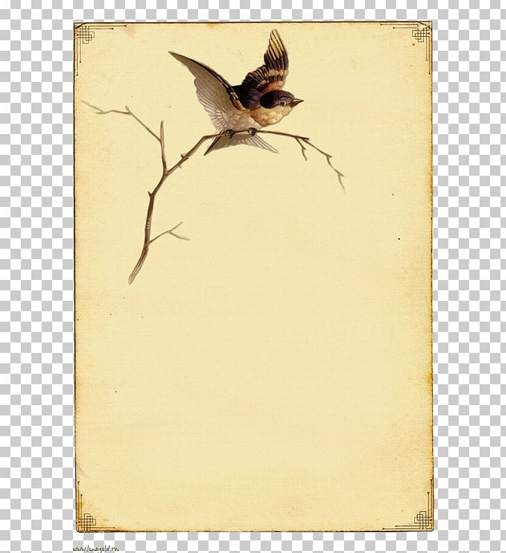 Paper Bird In The Tree Vintage Clothing PNG, Clipart, Animals, Antique, Art, Beak, Bird Free PNG Download