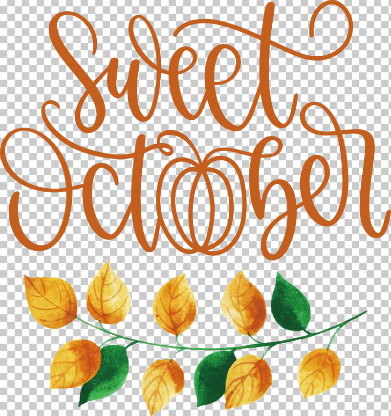 Sweet October October Fall PNG, Clipart, Autumn, Biology, Fall, Fruit, Geometry Free PNG Download