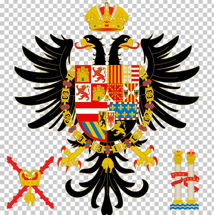 Coat Of Arms Of Spain Holy Roman Empire Coat Of Arms Of Charles V PNG, Clipart, Bird, Coat Of Arms Of Spain, Crest, Emperor, Escutcheon Free PNG Download
