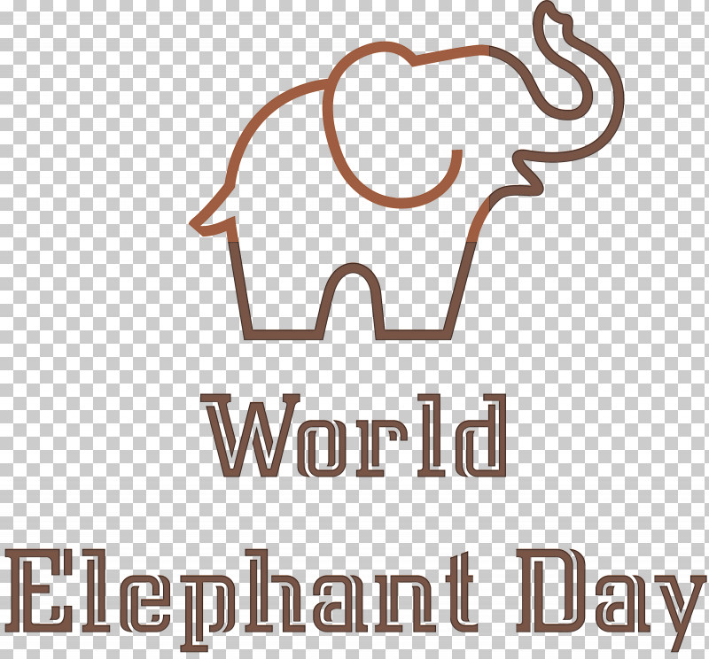 World Elephant Day Elephant Day PNG, Clipart, Biology, Geometry, Line, Logo, Mathematics Free PNG Download