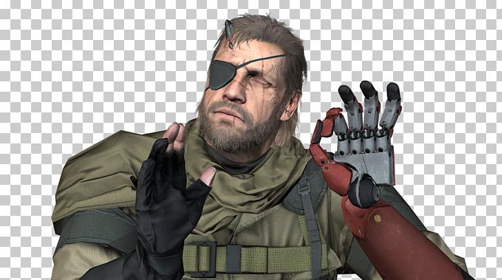 Hideo Kojima Metal Gear Solid V: The Phantom Pain Big Boss Metal Gear Solid V: Ground Zeroes PNG, Clipart, Army, Boss, Facial Hair, Firearm, Game Free PNG Download
