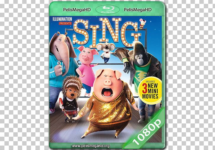 Blu-ray Disc Ultra HD Blu-ray Digital Copy DVD Sing PNG, Clipart, 3d Film, 4k Resolution, 480p, Animated Film, Bluray Disc Free PNG Download